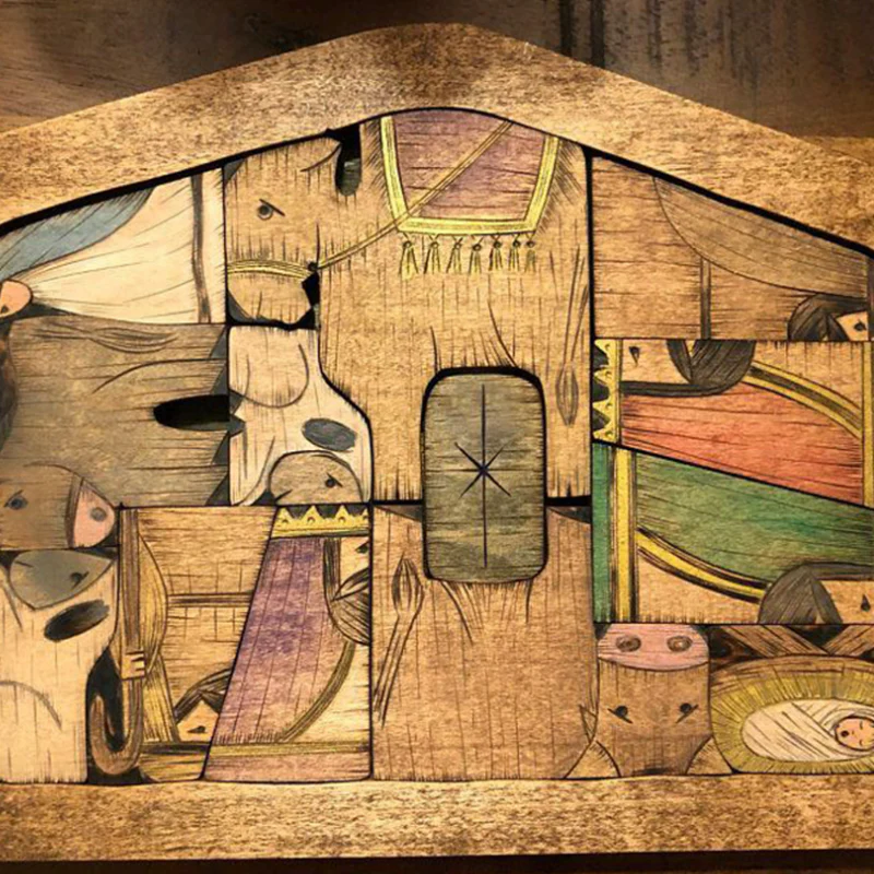 Houten Jezus puzzels set - Image 6