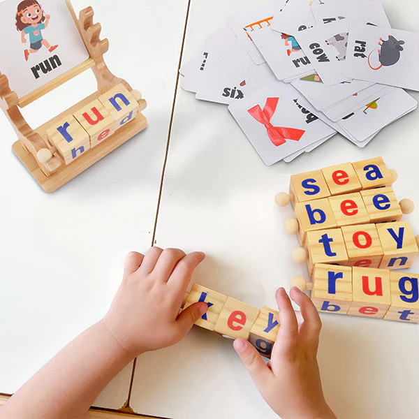 Houten leesblokken CVC Sight Words Game - Image 8
