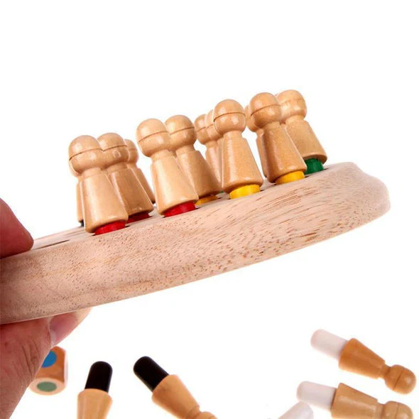 BrainBouw - Houten Memory Match Stick Schaken | 50% KORTING - Image 9