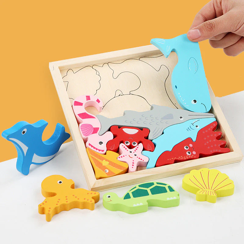 Houten peuter puzzels - Image 2