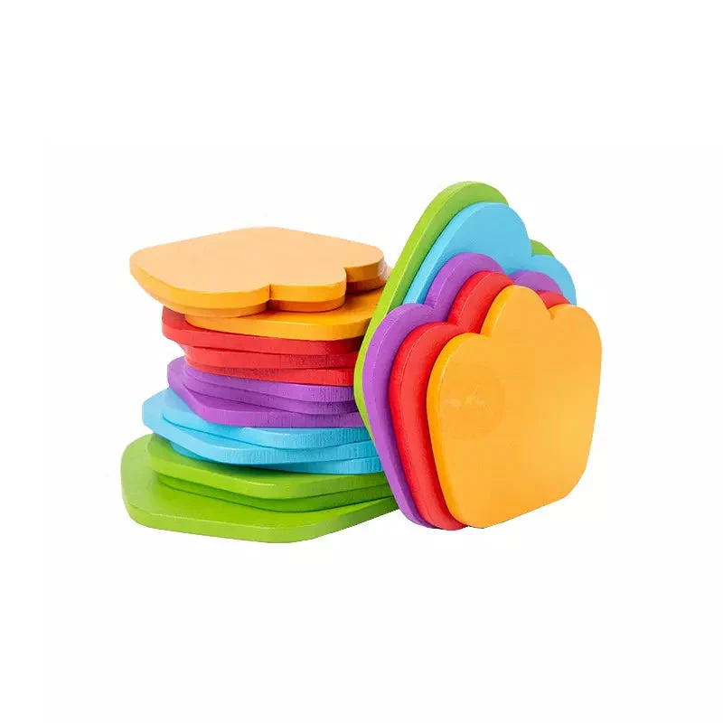 Houten Rainbow Musical boom Lopende bal speelgoed - Image 7