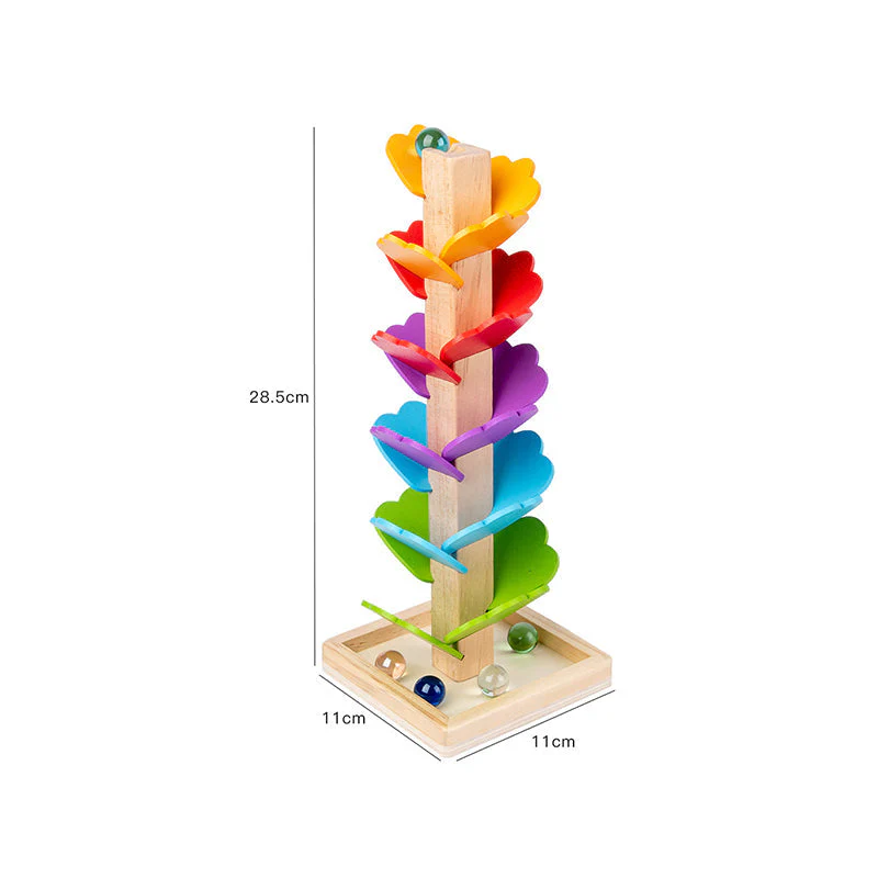 Houten Rainbow Musical boom Lopende bal speelgoed - Image 8