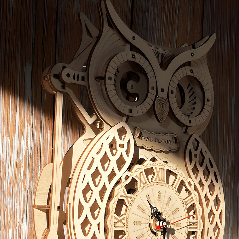 Houten Uil-puzzelset - Image 4