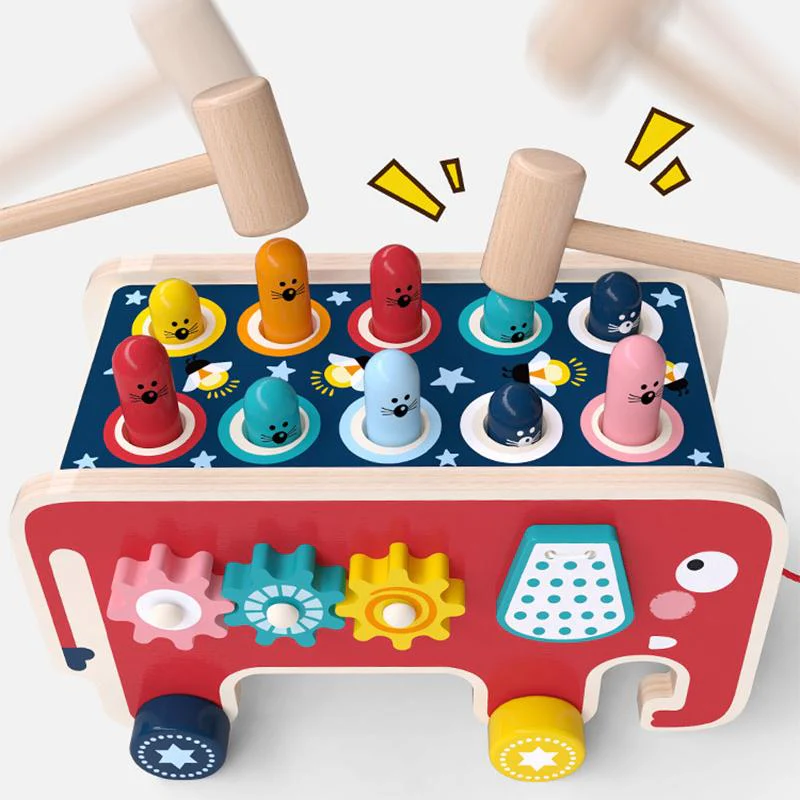 Houten whack-a-mole speelgoed - Image 5