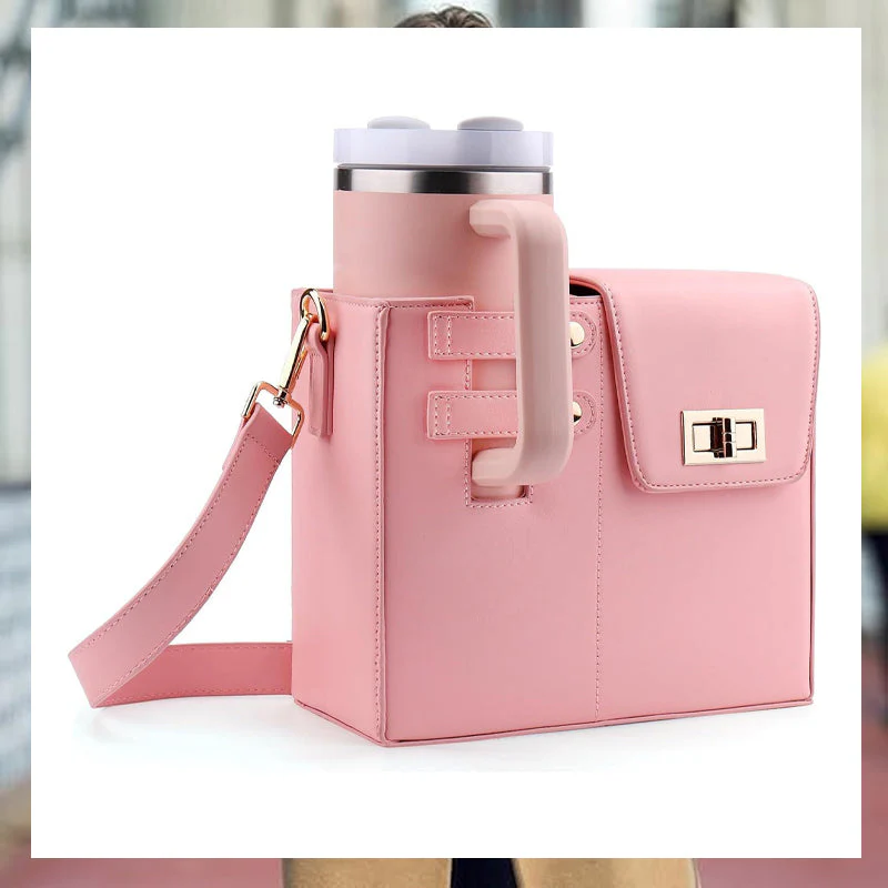 HydraStyle - Elegante roze waterfleshouder voor stijlvolle hydratatie | 50% KORTING - Image 10