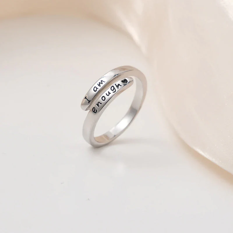 'IK BEN GENOEG' RING | 1+1 GRATIS - Image 2