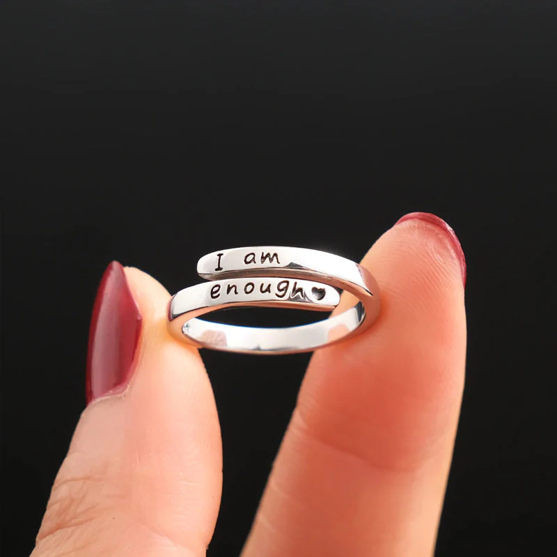 'IK BEN GENOEG' RING | 1+1 GRATIS - Image 4