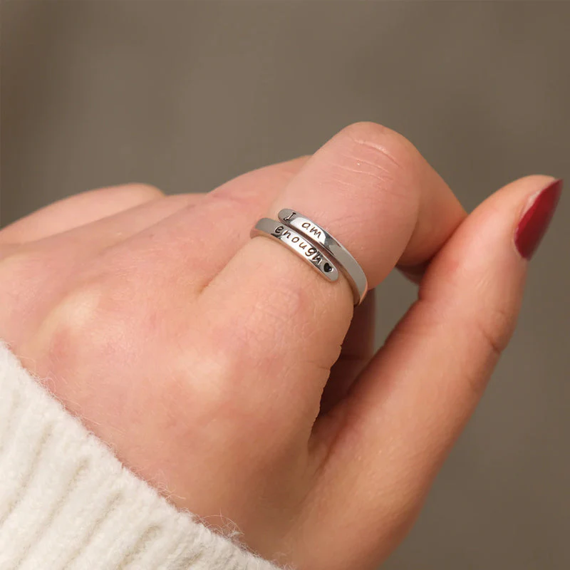 'IK BEN GENOEG' RING | 1+1 GRATIS - Image 6