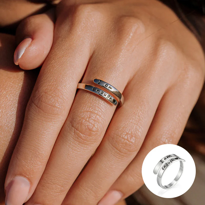 'IK BEN GENOEG' RING | 1+1 GRATIS - Image 7