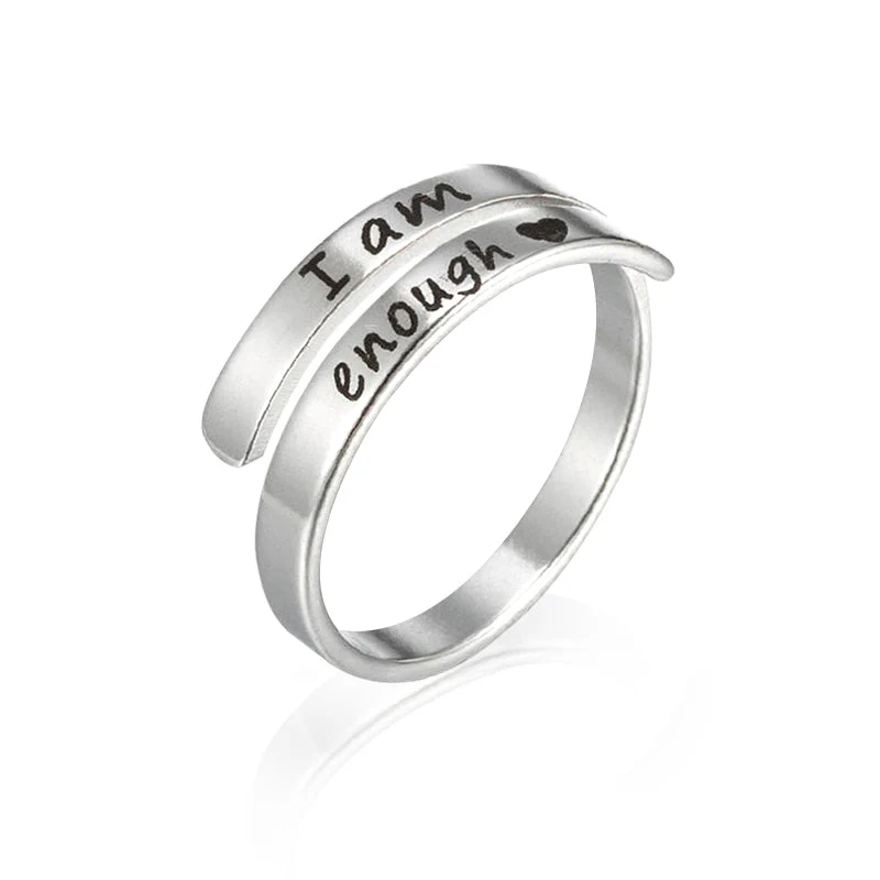 'IK BEN GENOEG' RING | 1+1 GRATIS - Image 8