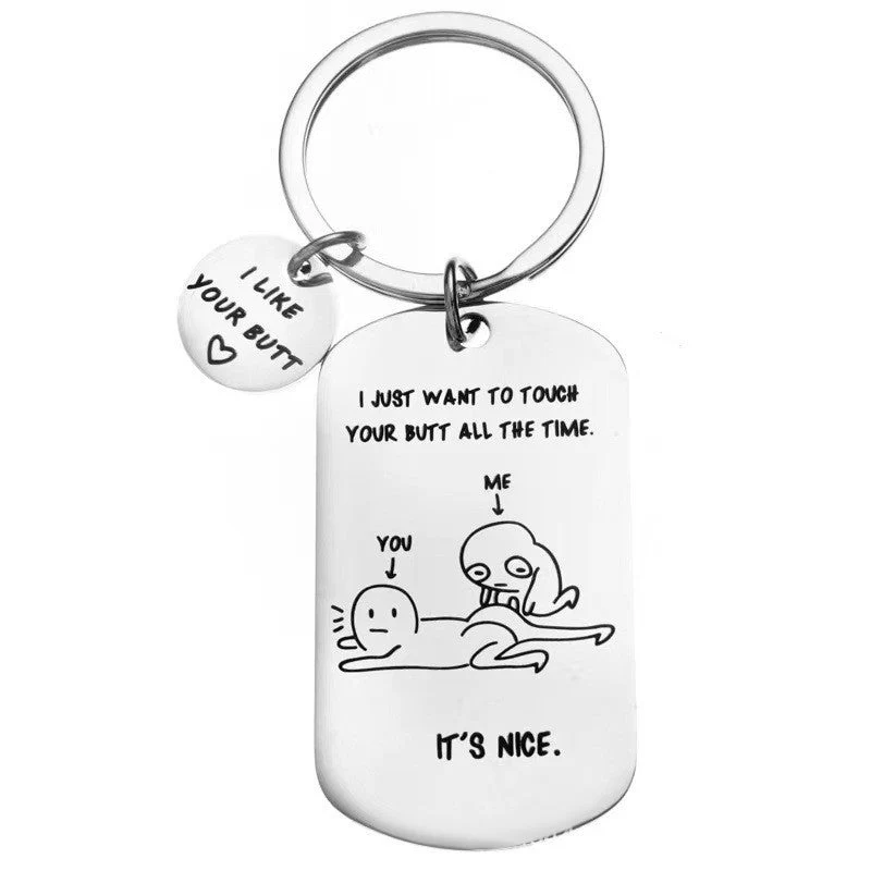 HumorHanger - Ik hou van je kont grappige sleutelhanger | 50% KORTING - Image 12