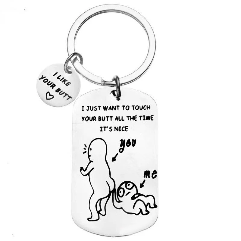 HumorHanger - Ik hou van je kont grappige sleutelhanger | 50% KORTING - Image 13
