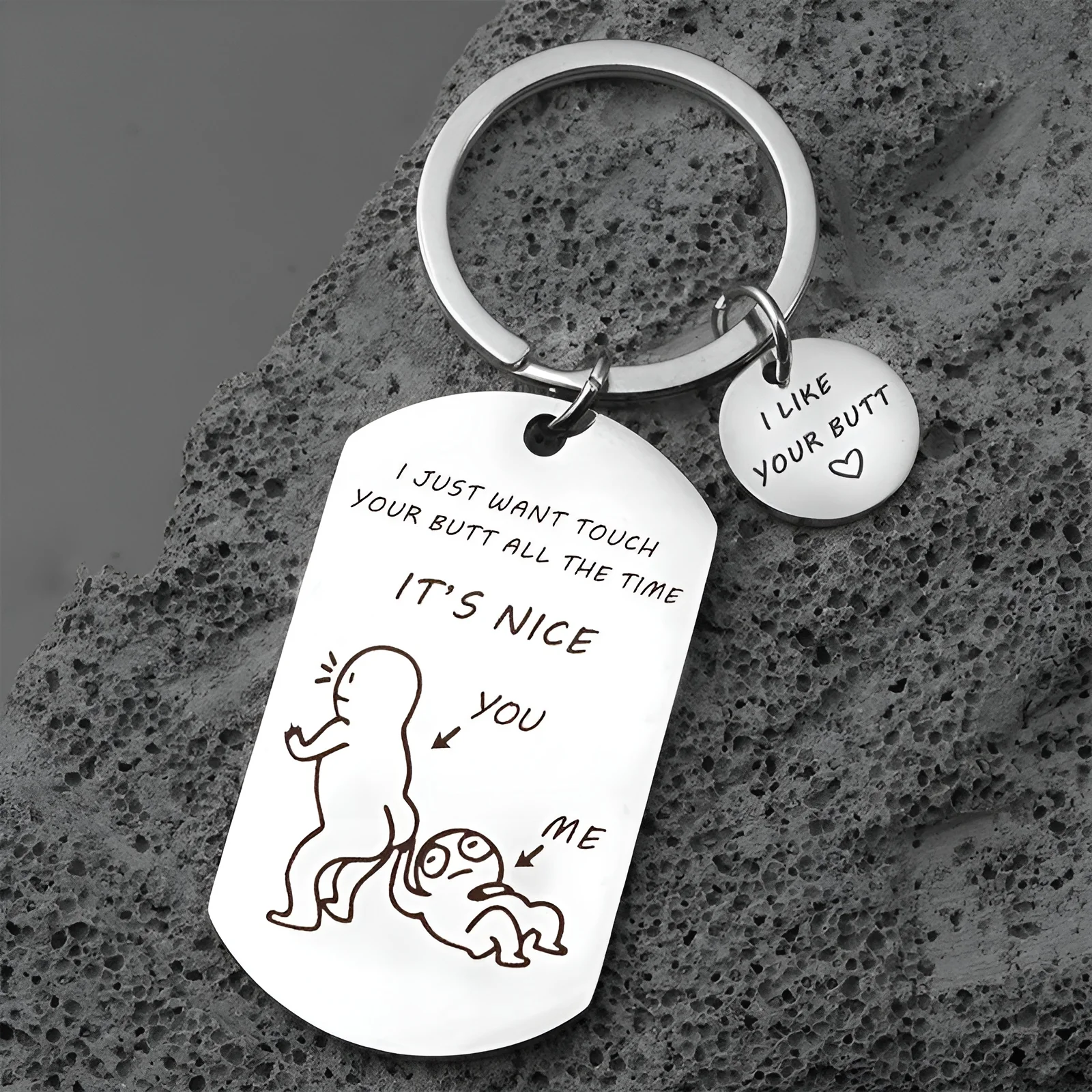 HumorHanger - Ik hou van je kont grappige sleutelhanger | 50% KORTING - Image 15