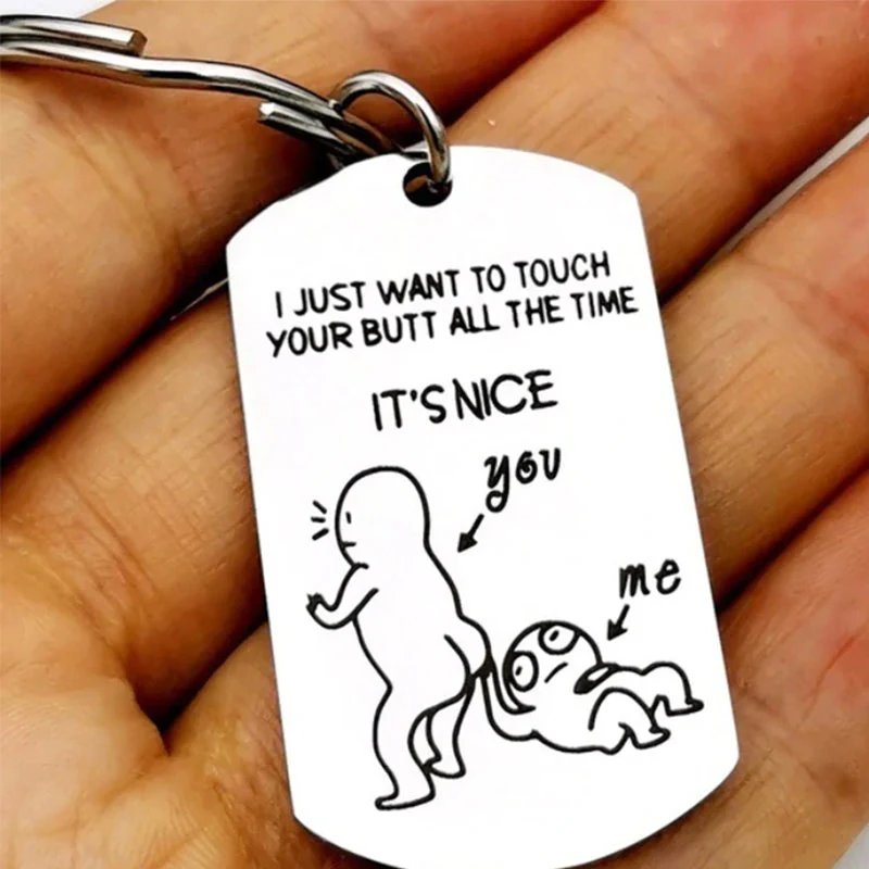 HumorHanger - Ik hou van je kont grappige sleutelhanger | 50% KORTING - Image 7