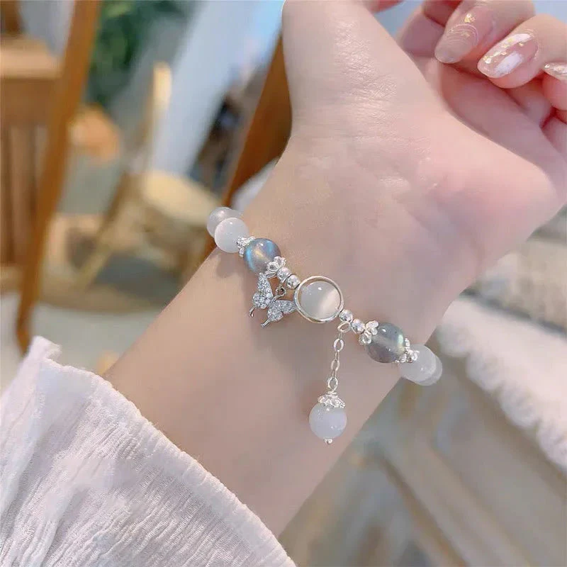 Imitatie Cat Eye Crystal vlinderarmband - Image 4