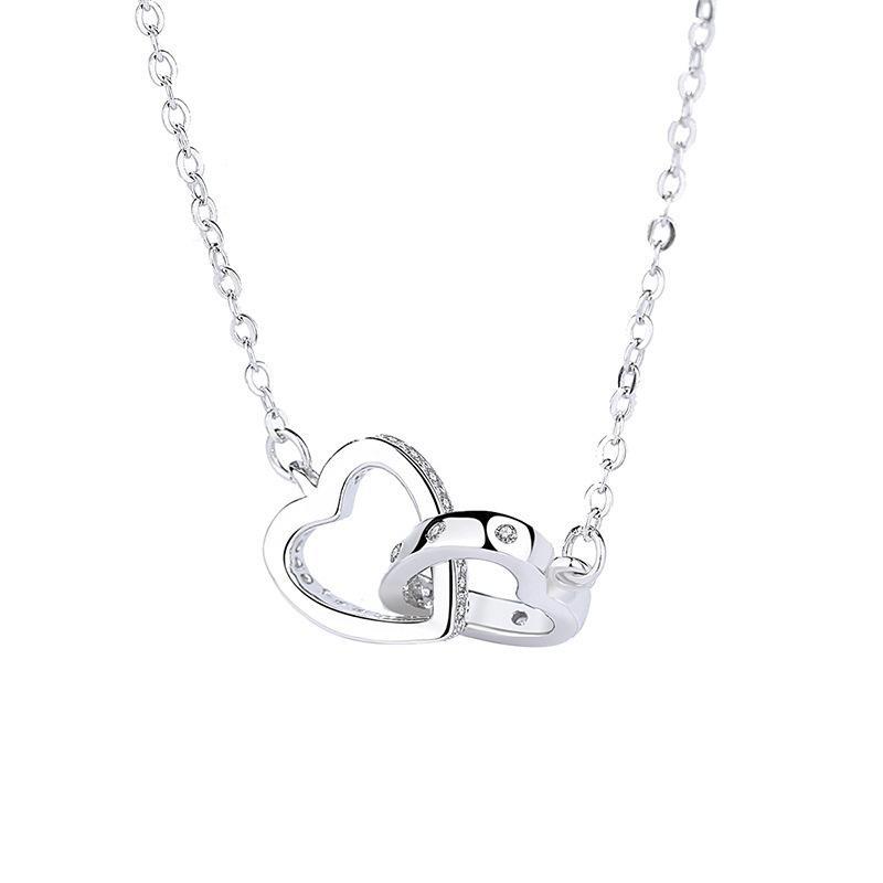 Inelkaar grijpende harten ketting - Image 2