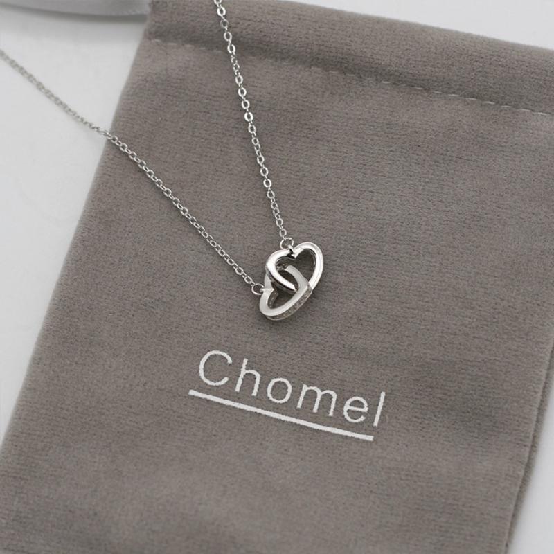 Inelkaar grijpende harten ketting - Image 7
