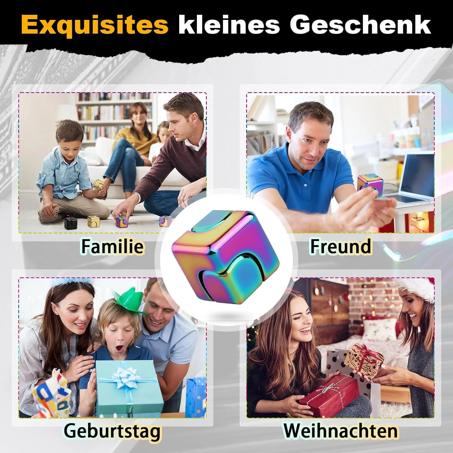 Infinity Fidget Cube Spinner speelgoed voor kinderen en volwassenen - Image 8