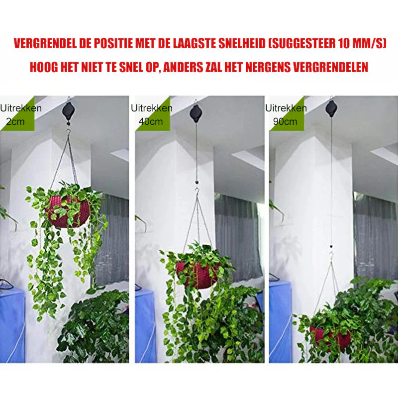 Intrekbare haak voor tuinmanden, potten en vogelvoederhuisjes - Image 6