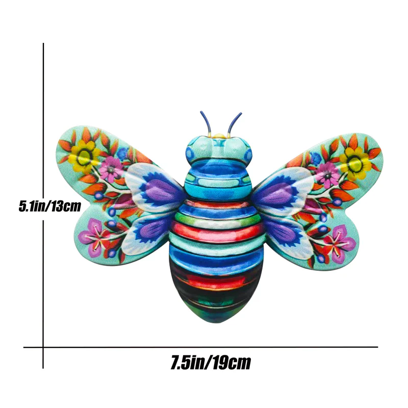 Iron Bee Art Sculpture Hangende wanddecoraties voor de tuin - Image 8