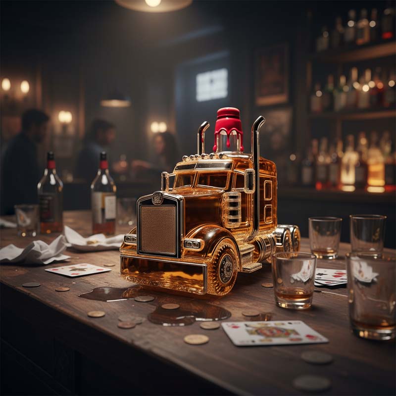 IronDrift – Truck Whiskey Karaf | 50% KORTING - Image 3