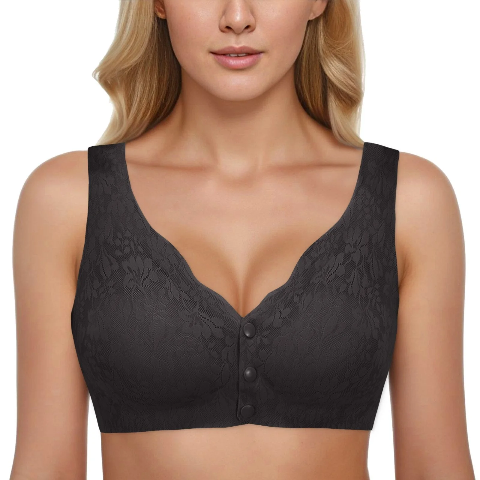 Plus Size Stretch Knoop Voor Comfy BH™ - Zo comfortabel dat je vergeet dat je een beha draagt! - Image 10