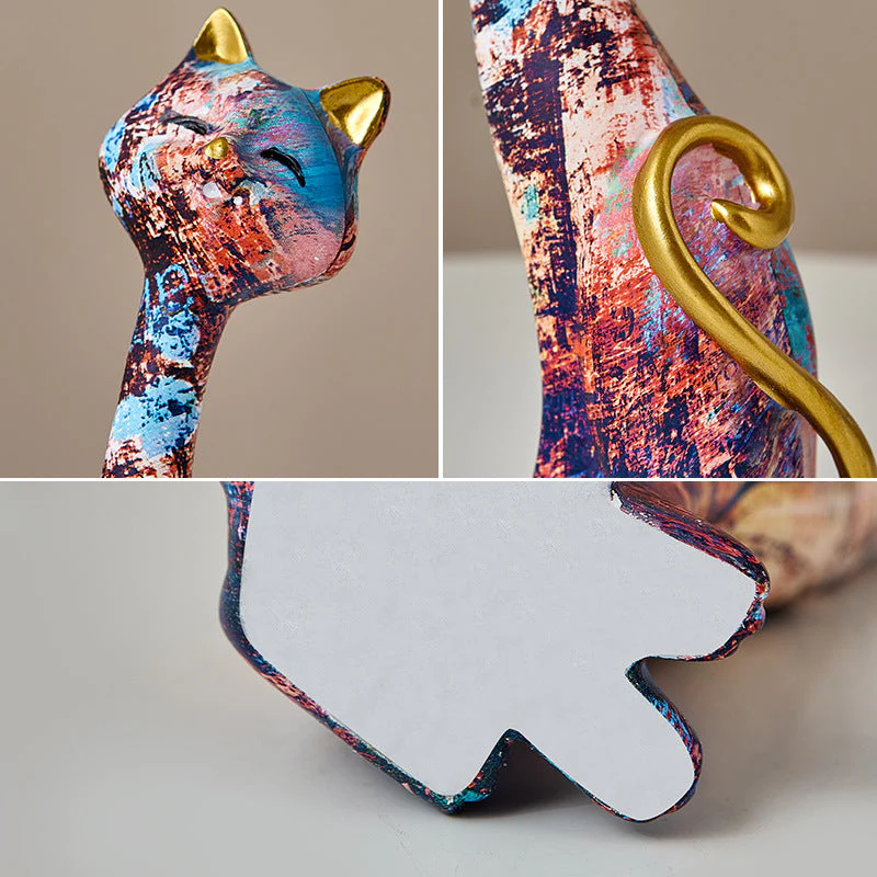 Kat Lover Standbeeld Ornament Artistiek Creatief Cadeau - Image 9