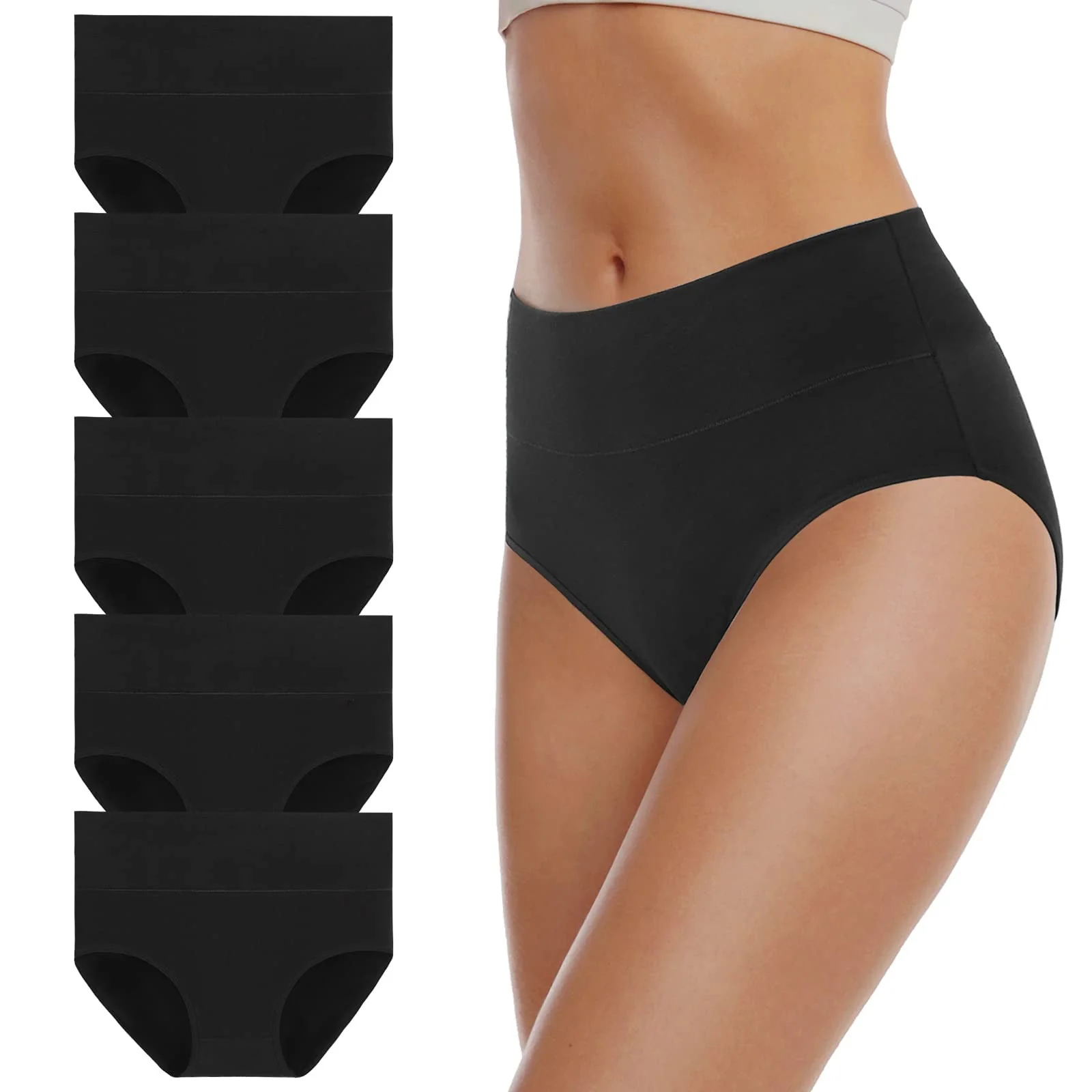 Alina - Katoenen ondergoed met hoge taille voor dames | 2+3 GRATIS - Image 24