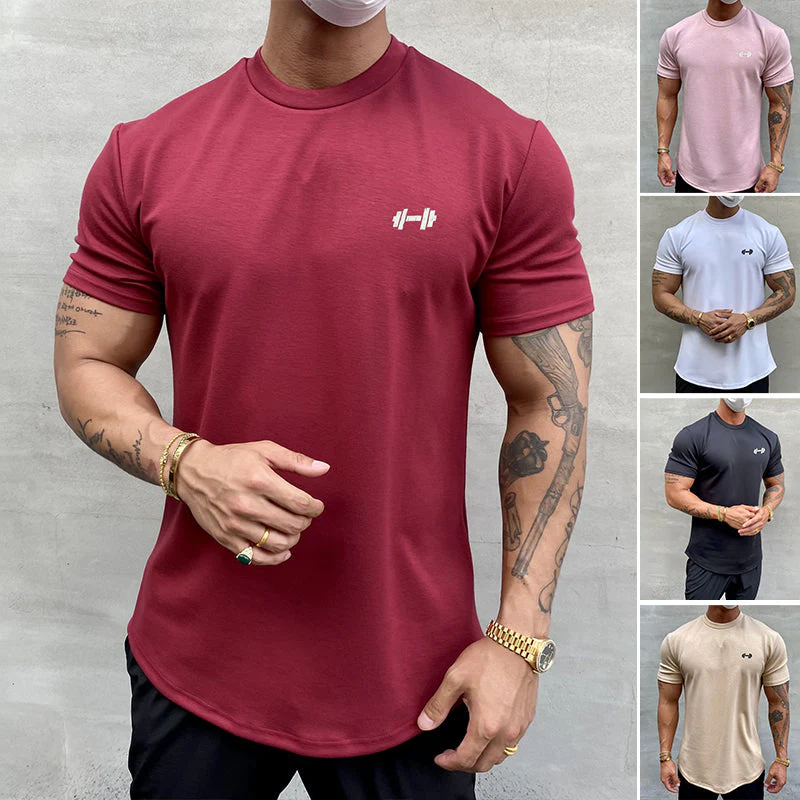 Katoenen rekbaar sport-T-shirt - Image 2