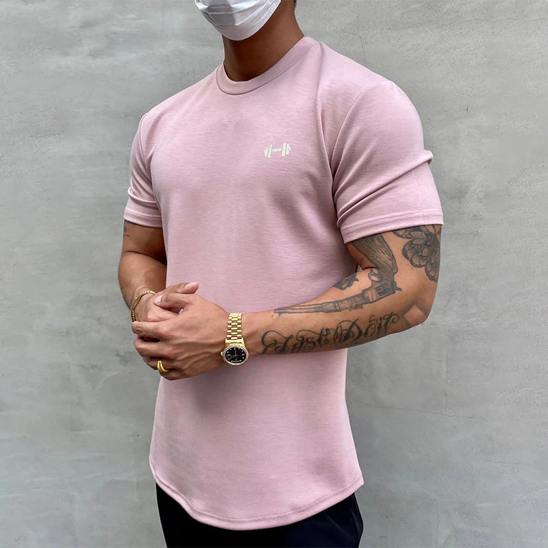 Katoenen rekbaar sport-T-shirt - Image 4
