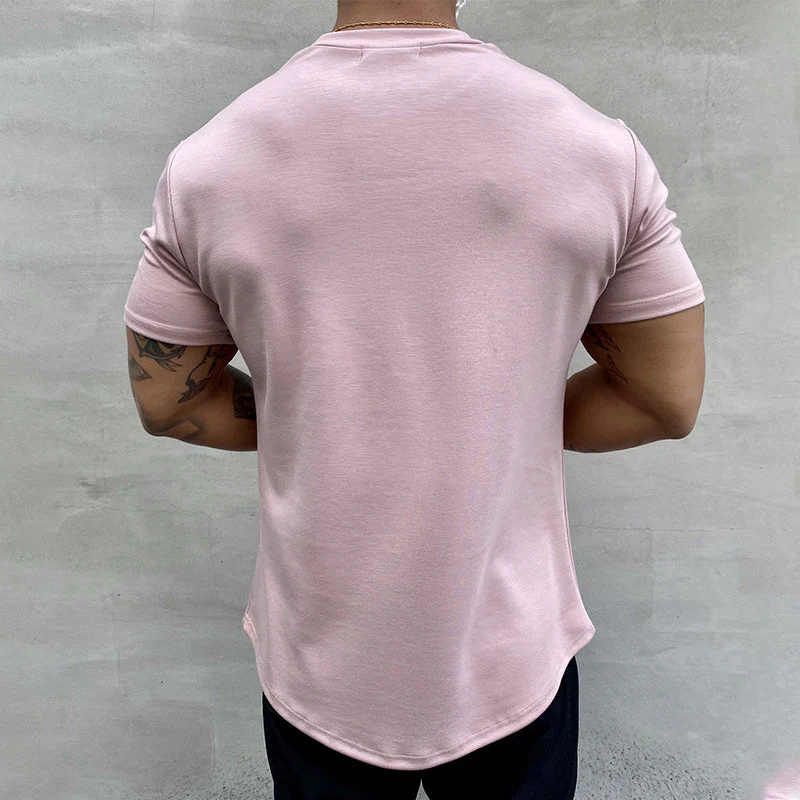 Katoenen rekbaar sport-T-shirt - Image 6