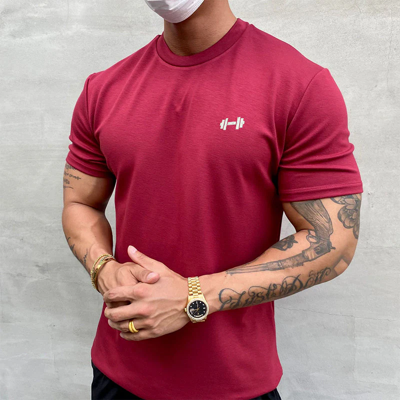 Katoenen rekbaar sport-T-shirt - Image 9