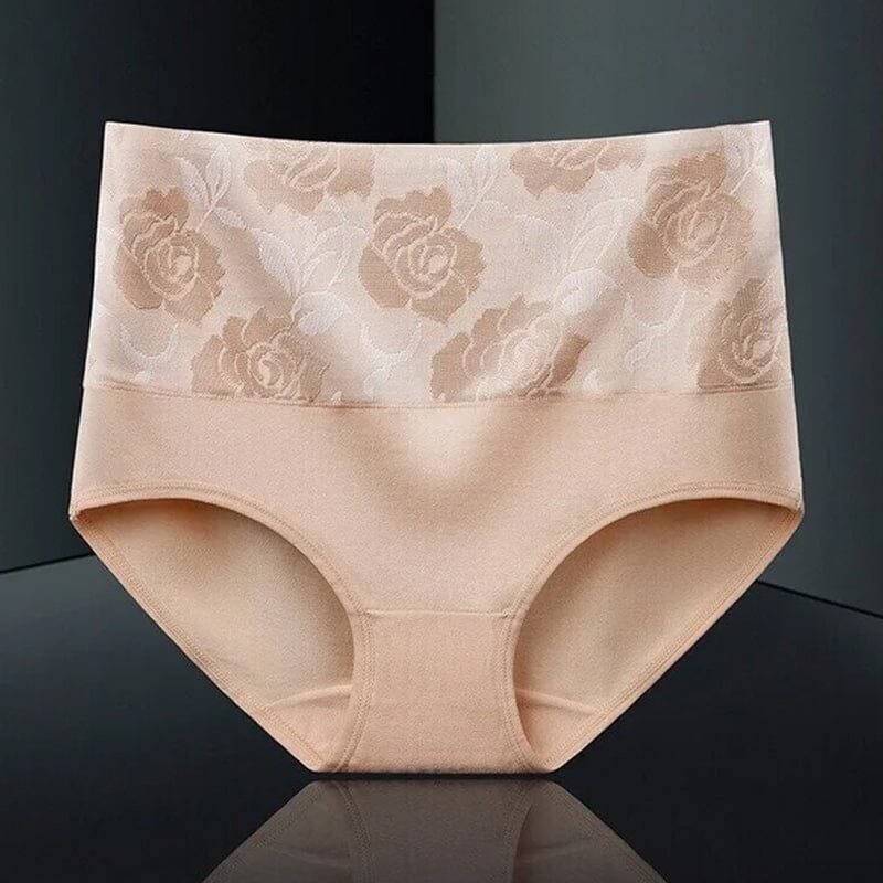 Katoenen slip met hoge taille en bloemenpatroon | 1+2 GRATIS - Image 16