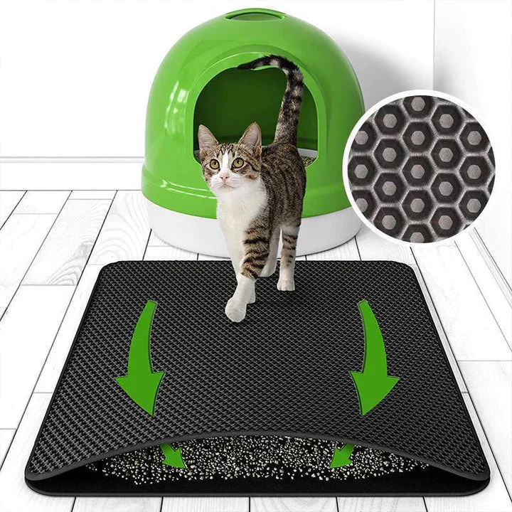 Kattenbakmat - Houd Vloeren Schoon met Duurzaam Dubbel Ontwerp - Image 4