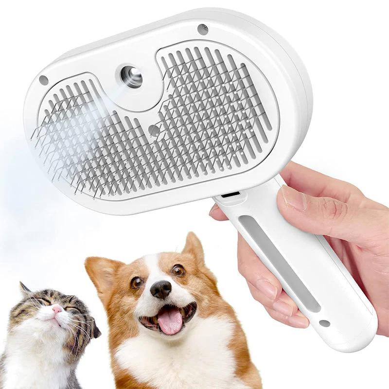 Kattenborstel Met Sprayfunctie - Gezonde Vacht & Minder Losse Haren - Image 2