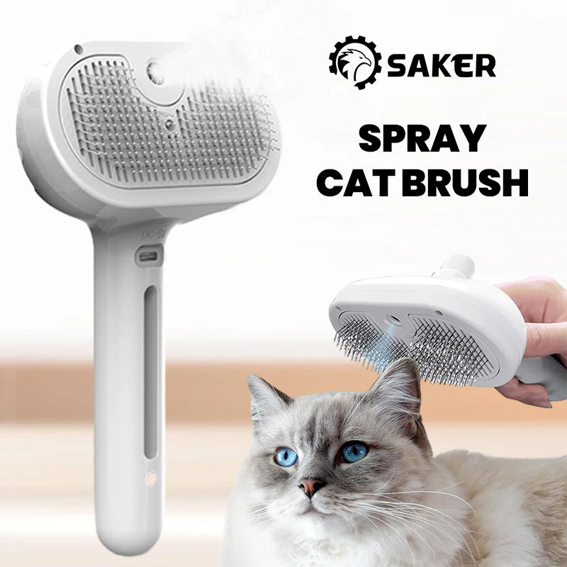 Kattenborstel Met Sprayfunctie - Gezonde Vacht & Minder Losse Haren - Image 3
