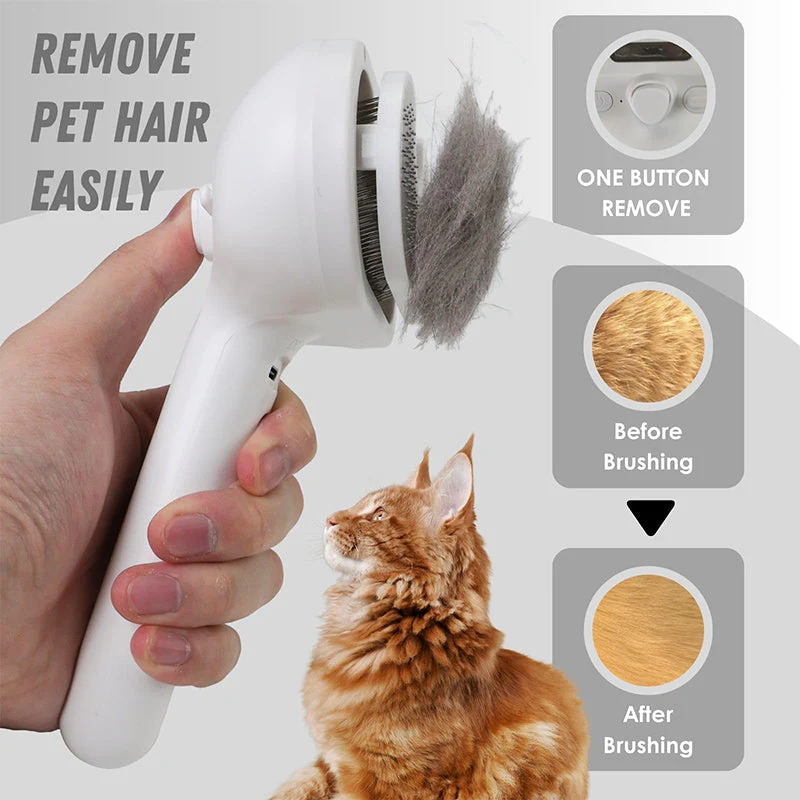 Kattenborstel Met Sprayfunctie - Gezonde Vacht & Minder Losse Haren - Image 6
