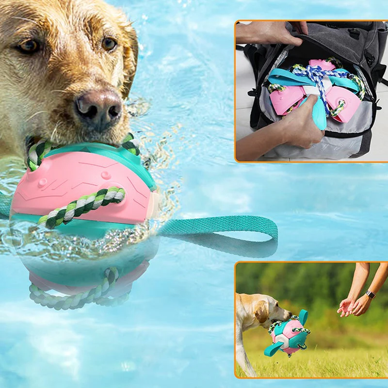 Kauwbare knijpbare UFO bal voor hond - Image 7