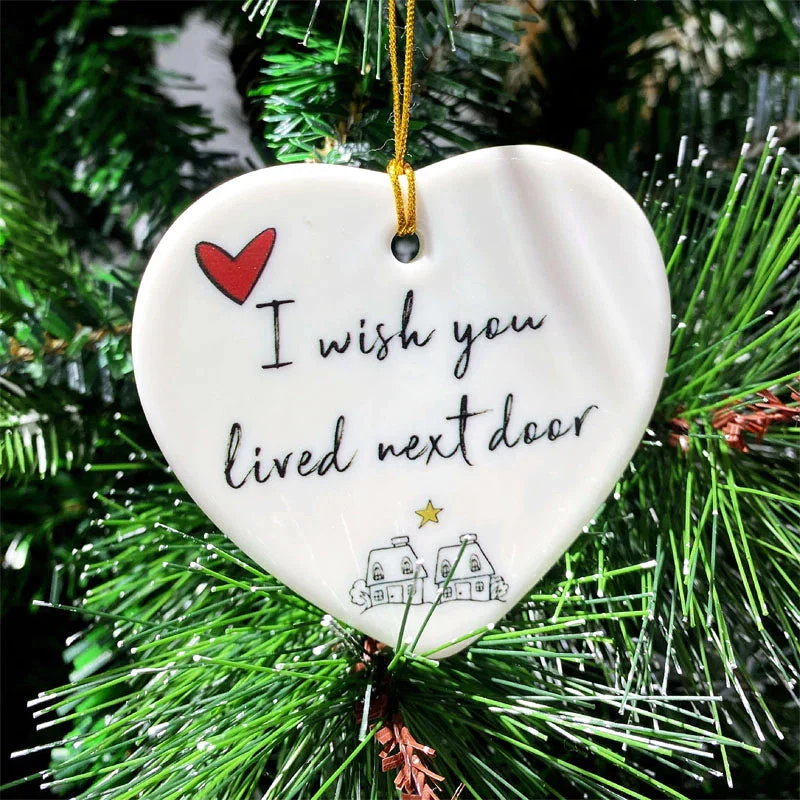 Keramisch hart hangend ornament - Image 5