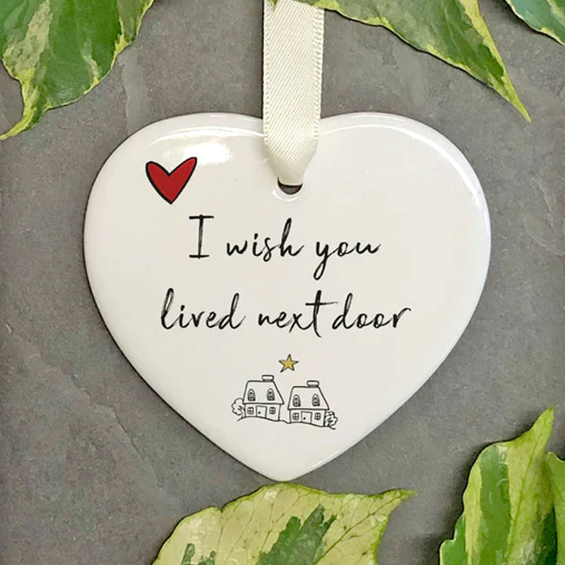 Keramisch hart hangend ornament - Image 9
