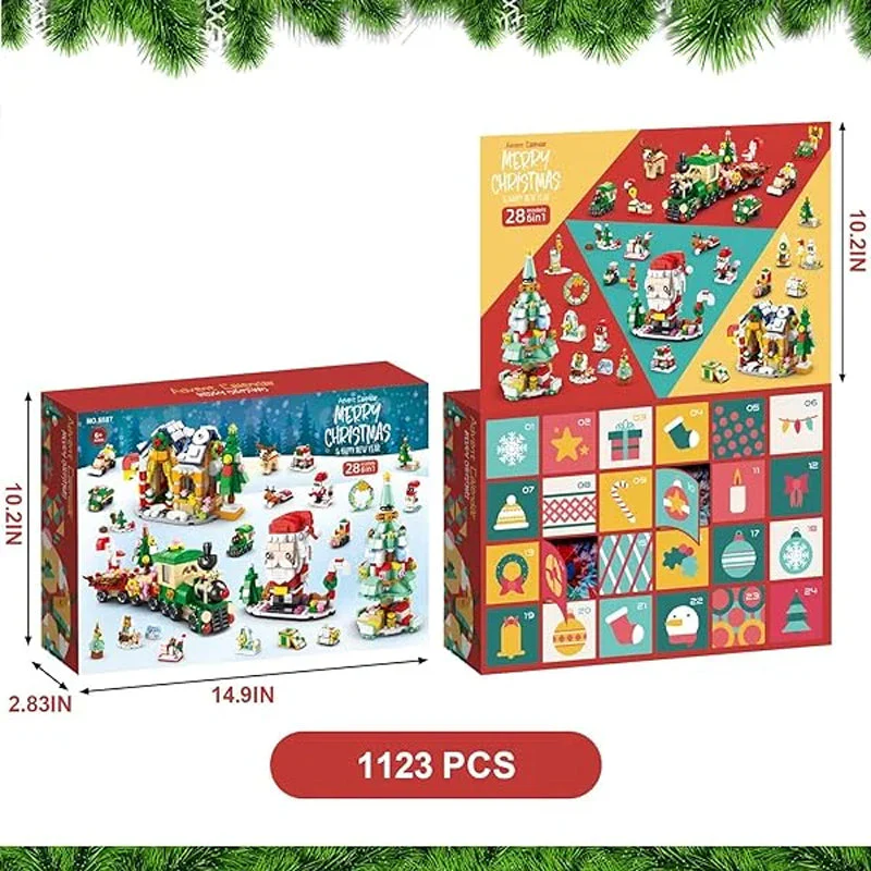 Kerst adventskalender verrassing bouwsteenset - Image 6