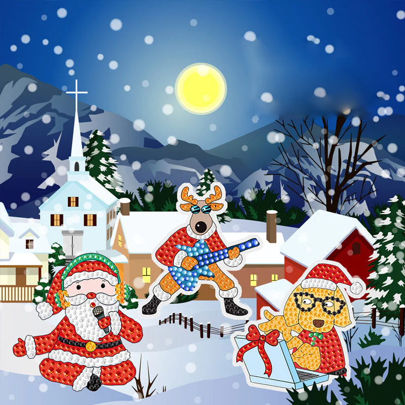 Kerst diamant schilderij sticker kit - Image 11