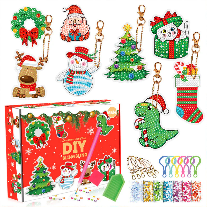 Kerst diamant schilderij sticker kit - Image 22