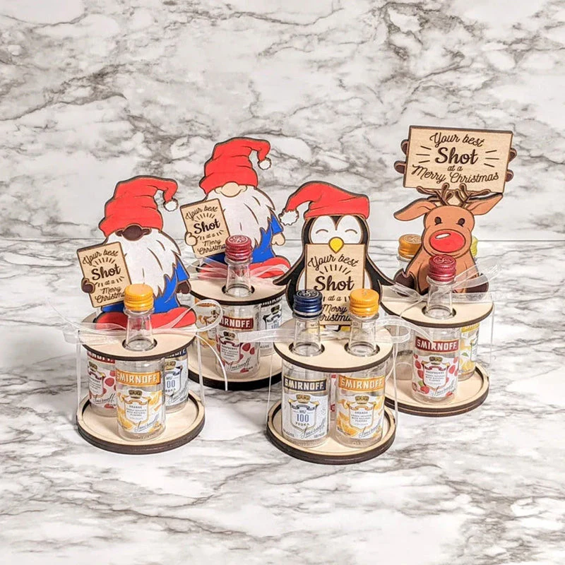 Kerst mini-wijnfleshouder - Image 11