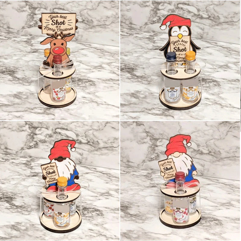 Kerst mini-wijnfleshouder - Image 8