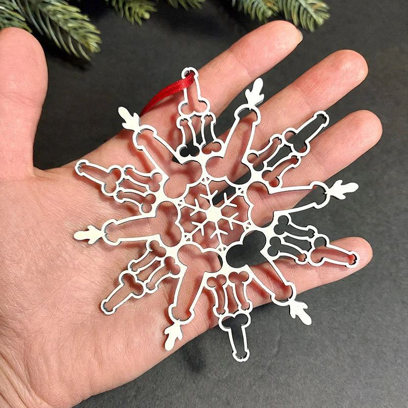 Kerst sneeuwvlok ornament - Image 3