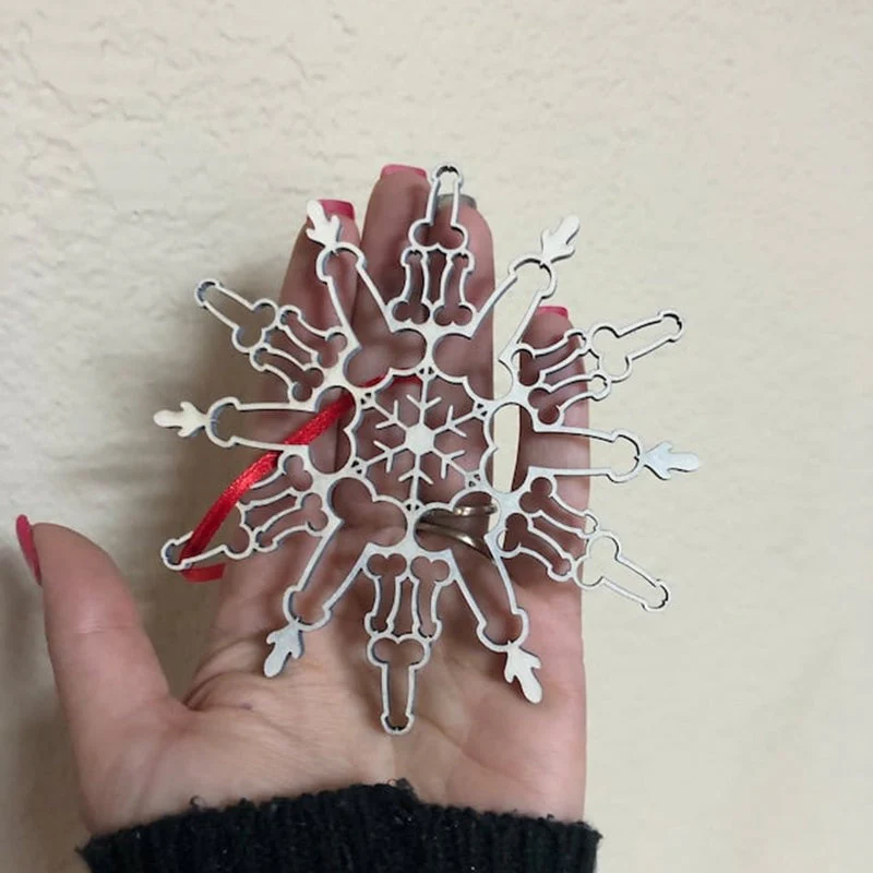 Kerst sneeuwvlok ornament - Image 5