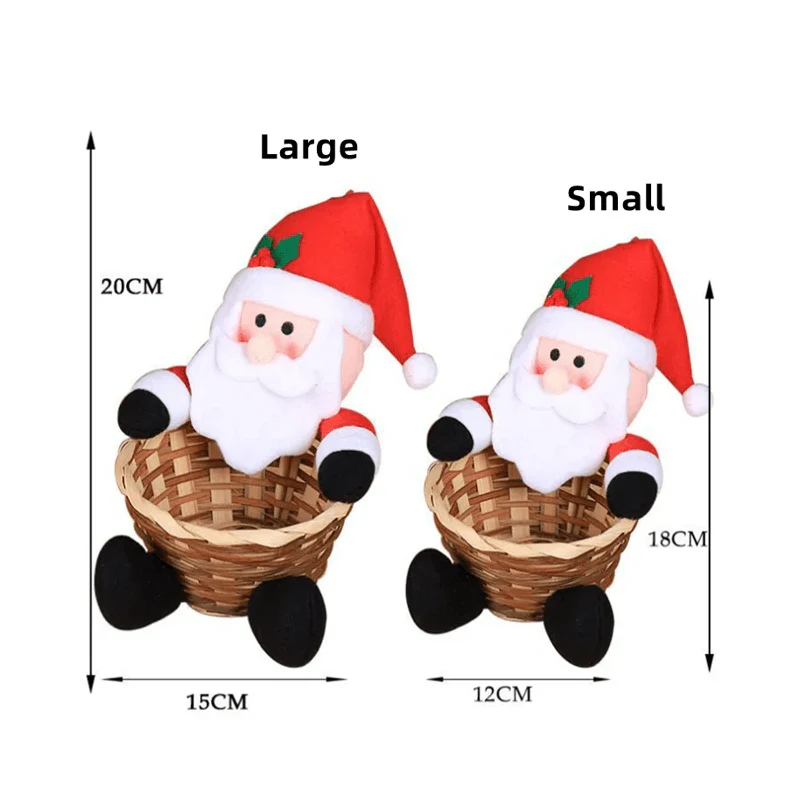 Kerst Snoep Geweven Mand - Image 11