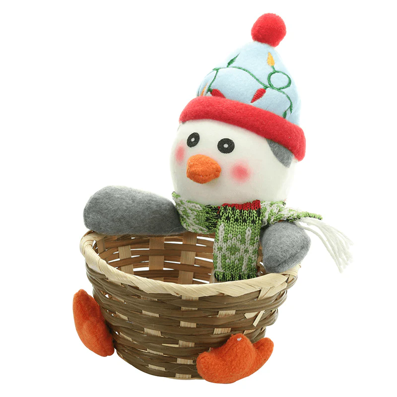 Kerst Snoep Geweven Mand - Image 13