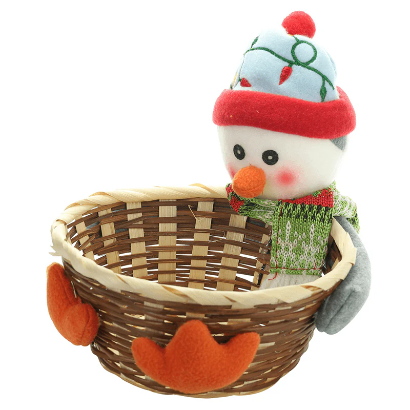 Kerst Snoep Geweven Mand - Image 15